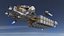 sci-fi ship 3D model