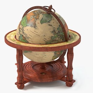 globe world earth 3d obj