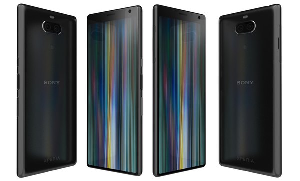 sony xperia 10 black 3D