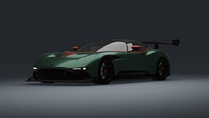 3D Aston Martin Vulcan 3D Model
