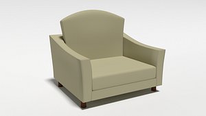 3D cartoon armchair