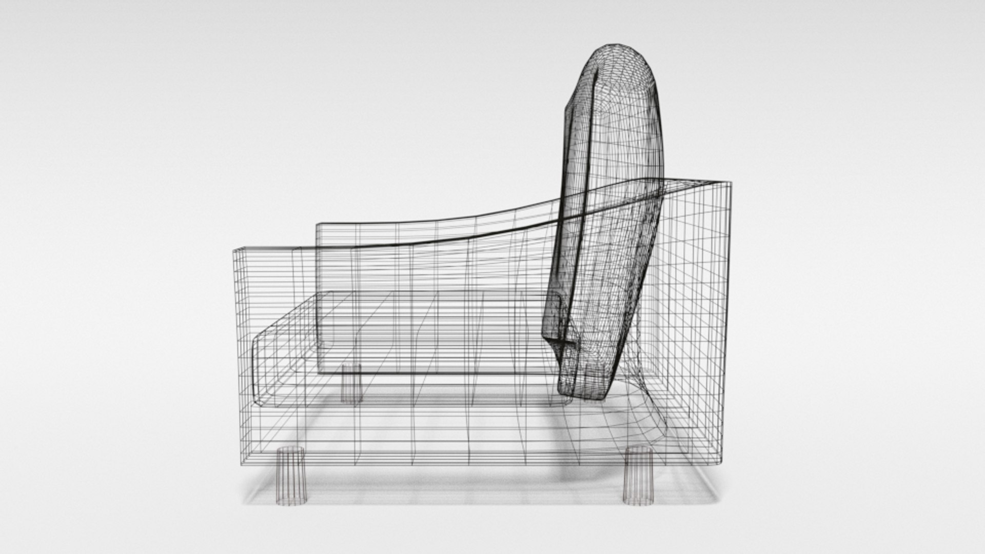 3D Cartoon Armchair - TurboSquid 1504917