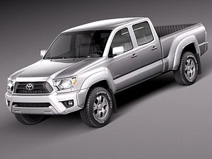 3d model toyota tacoma double cab