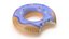 Flutuador de piscina gigante gigante azul donut