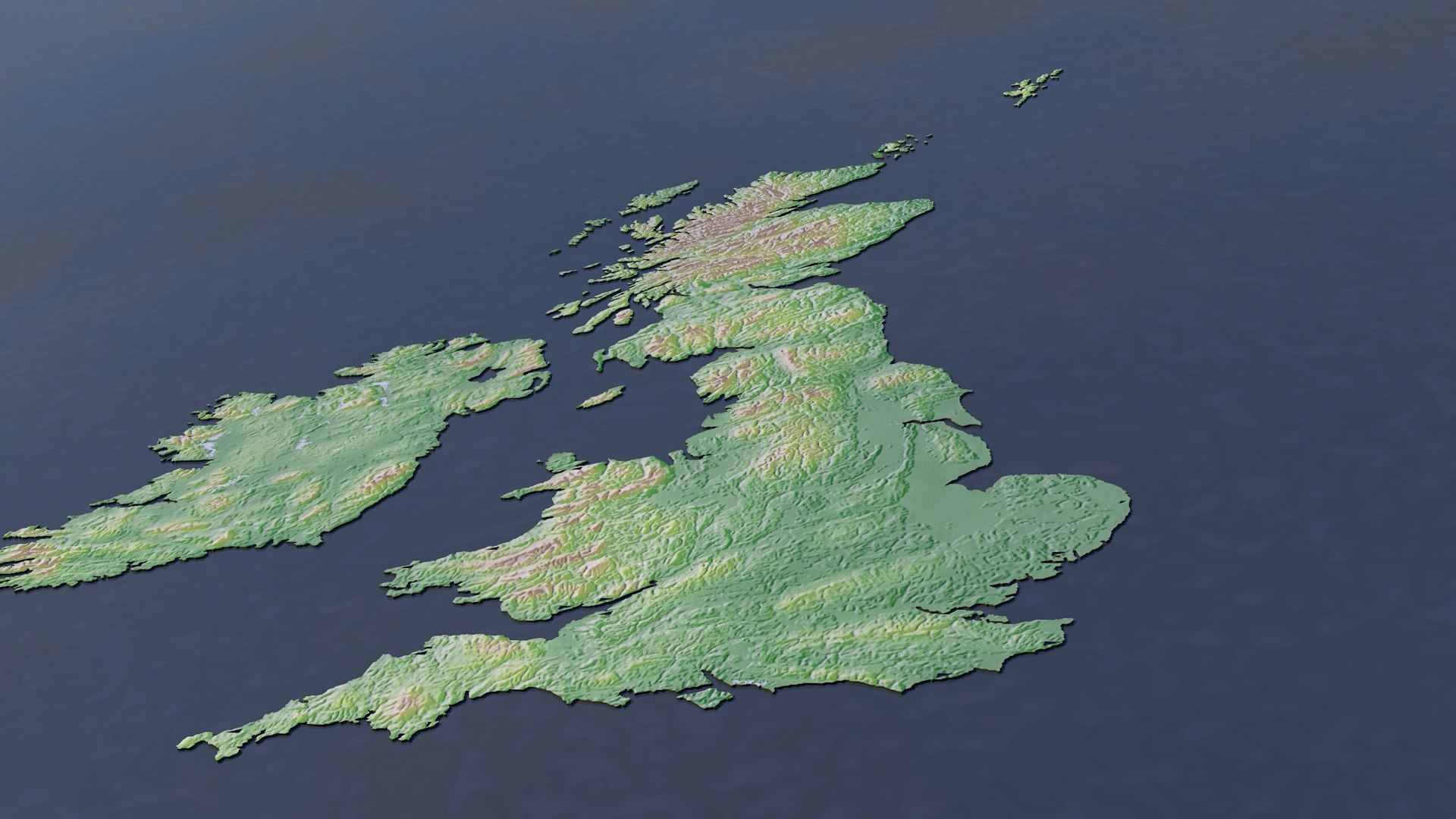 UK Map 3D Model - TurboSquid 2020842