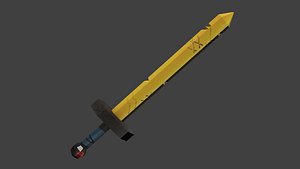 Adventure Time Sword (Low Poly)