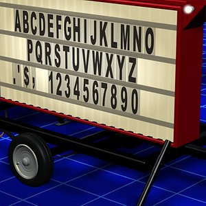 3ds max marquee sign 01