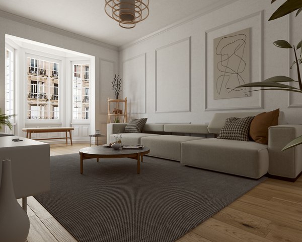 Living Room No1 3D model