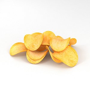 potato chips 3D model