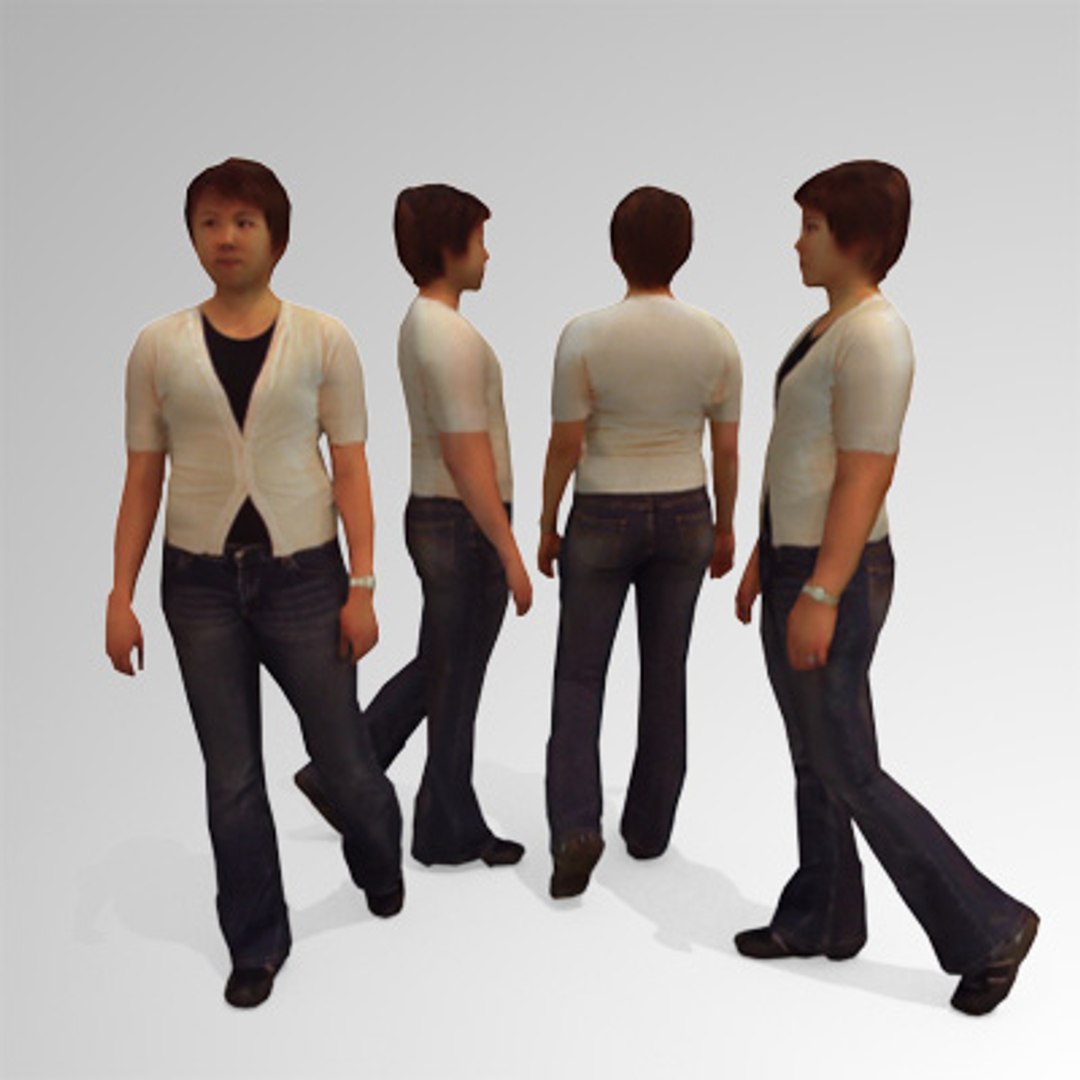 People Casual 3d Model