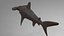 Hammerhead Shark Rigged L593