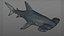 Hammerhead Shark Rigged L593