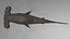 Hammerhead Shark Rigged L593