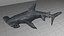 Hammerhead Shark Rigged L593