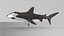Hammerhead Shark Rigged L593