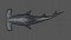 Hammerhead Shark Rigged L593