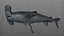 Hammerhead Shark Rigged L593