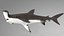 Hammerhead Shark Rigged L593