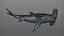 Hammerhead Shark Rigged L593