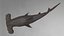 Hammerhead Shark Rigged L593