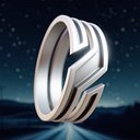 Cyber Bolt Ring - Futuristic High-Poly Jewelry Design 12