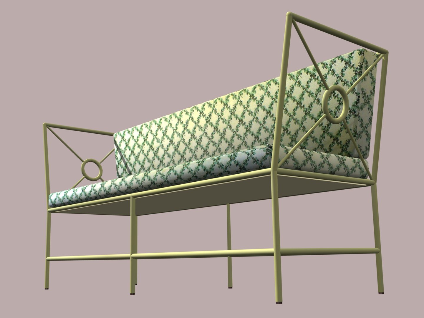 3d Wrought Iron Sofa