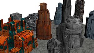 futuristic buildings