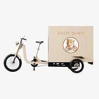 Electric Cargo Tricycle Delivery Bicycle - Bakery Delivery