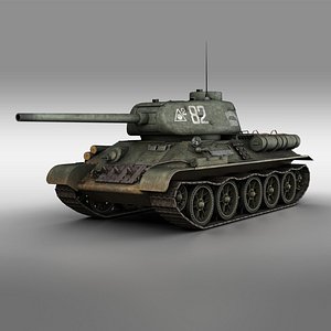 t-34 85 - 3D model