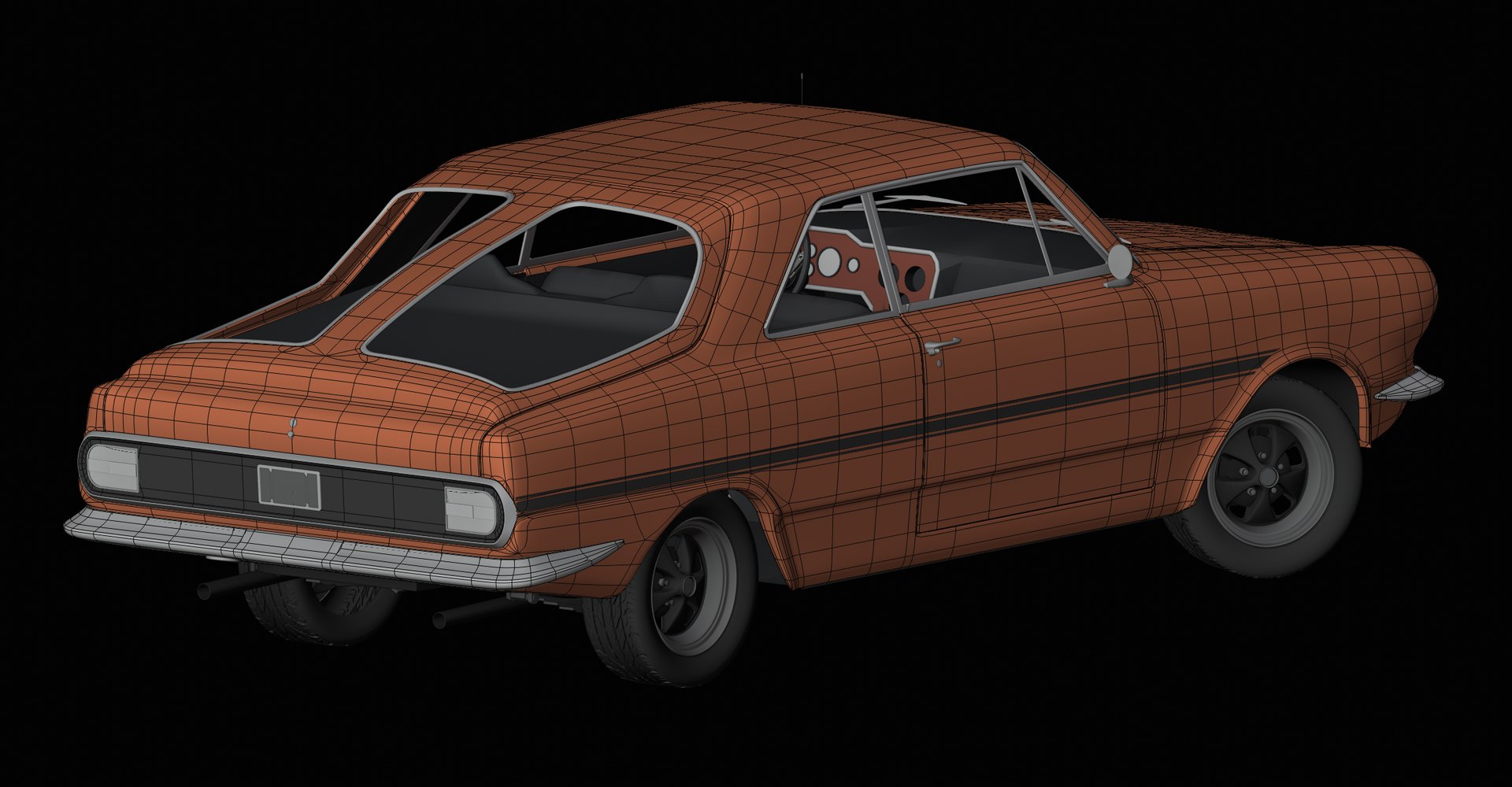 3D Ika Torino Sedan Model 1148607 TurboSquid