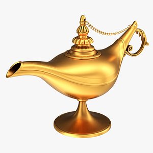 Aladdin magic lamp 3D model
