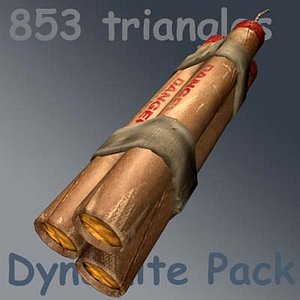3ds max dynamite weapon