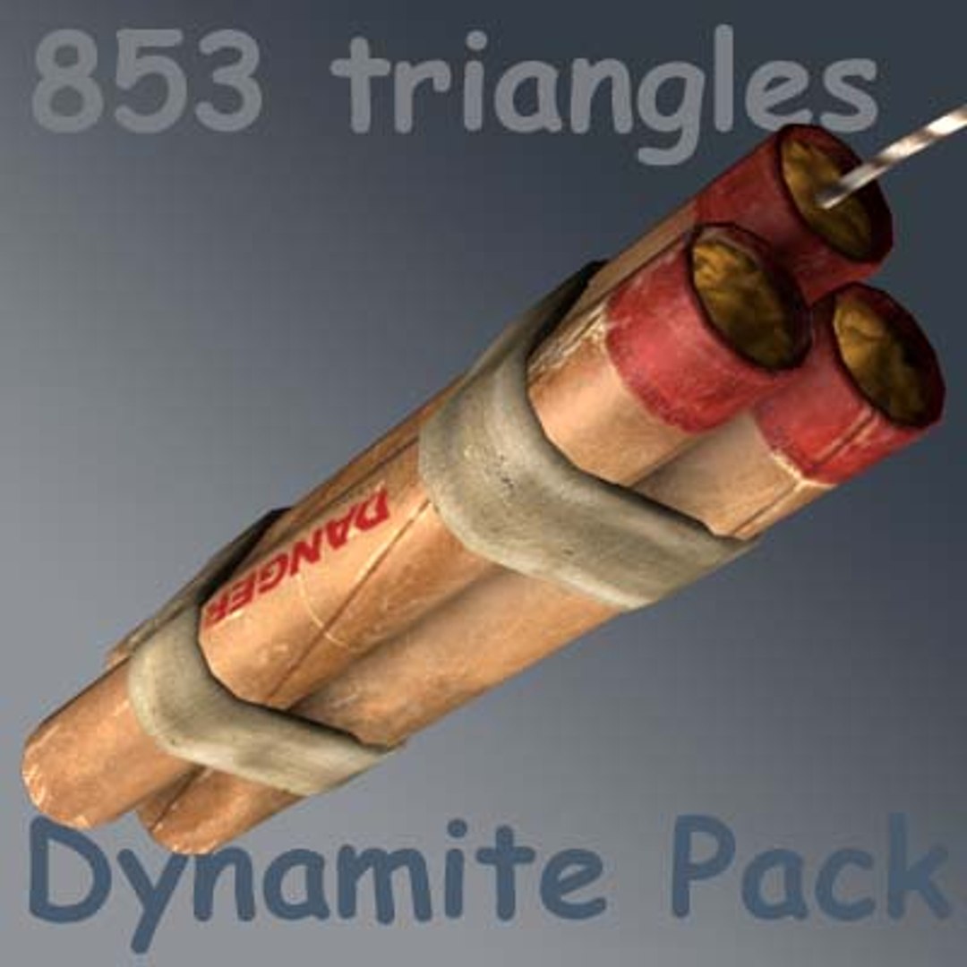 3ds Max Dynamite Weapon