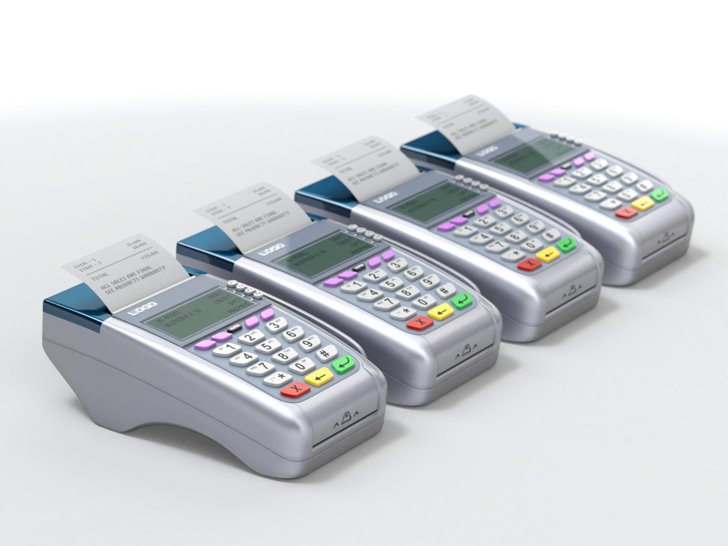 Credit Card Reader Model - TurboSquid 2409818