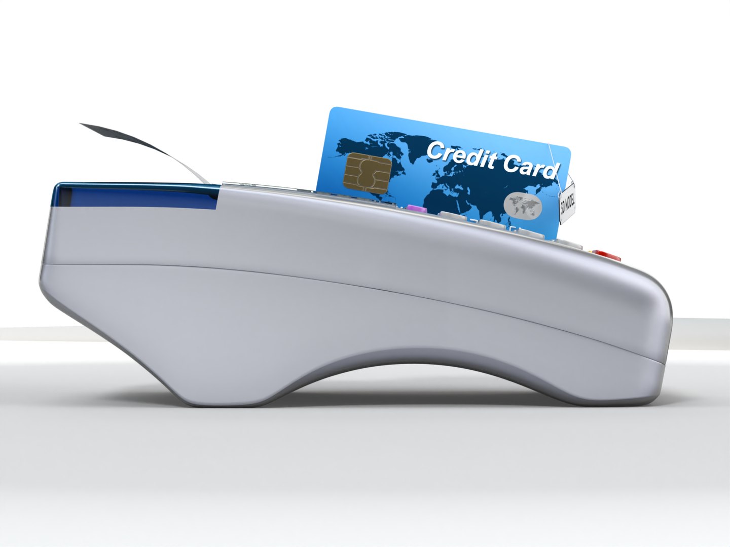 Credit Card Reader Model - TurboSquid 2409818