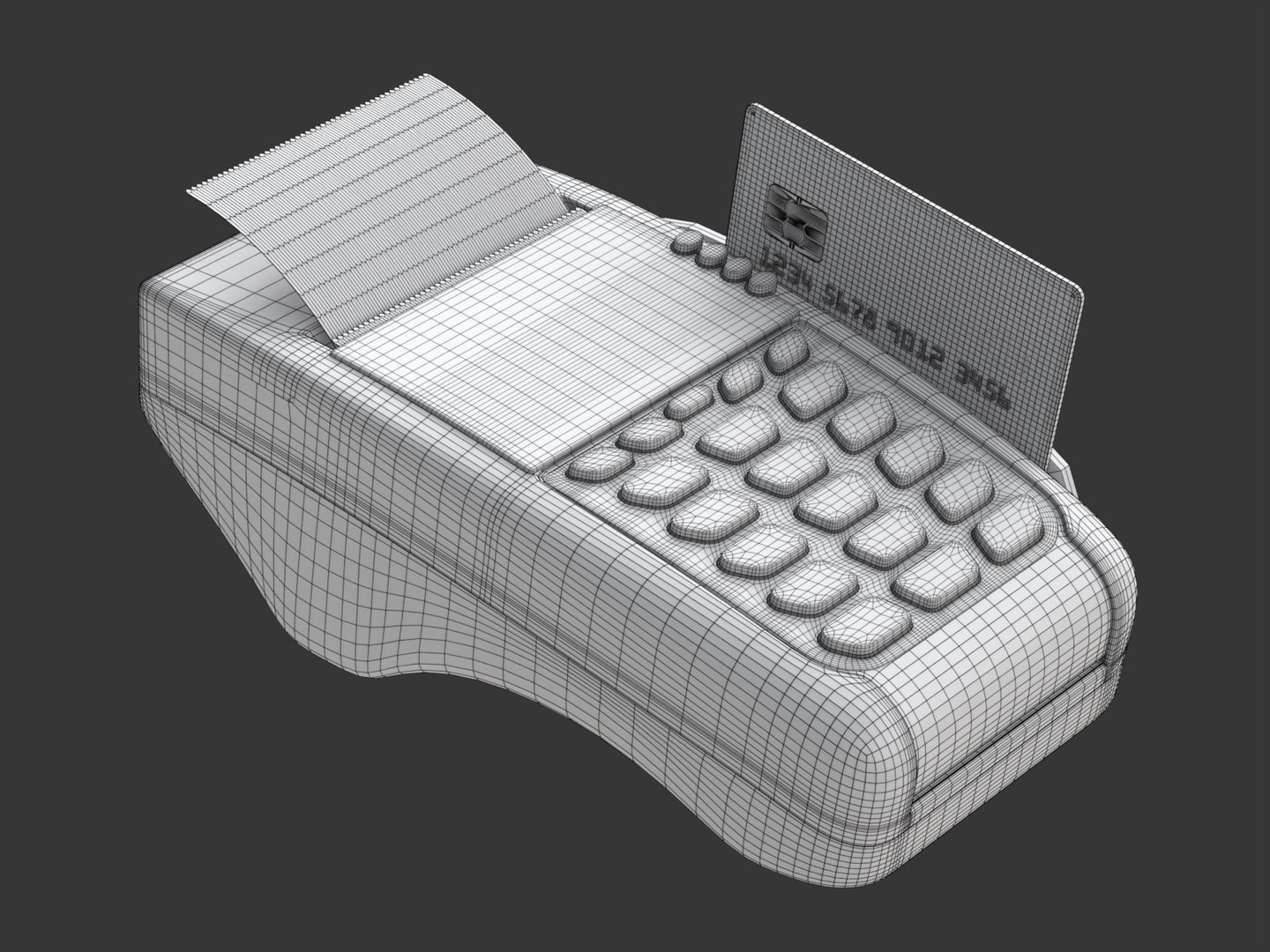 Credit Card Reader Model - TurboSquid 2409818