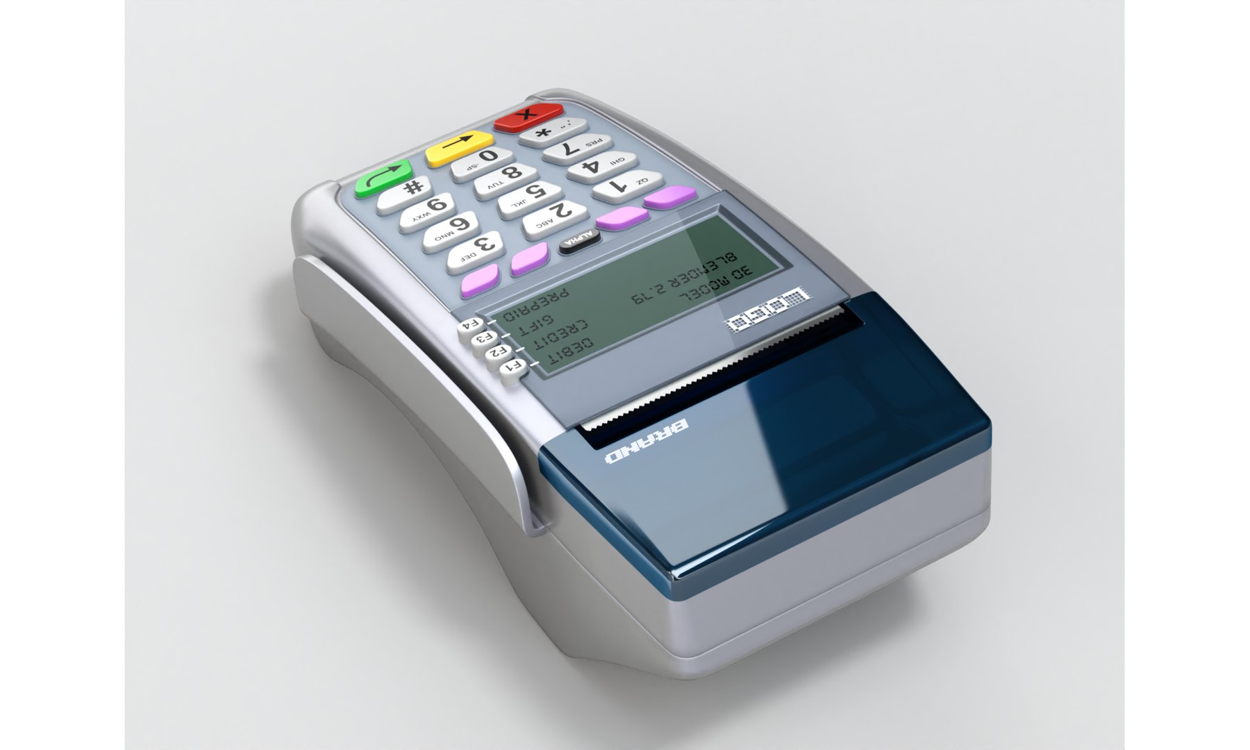 Credit Card Reader Model - TurboSquid 2409818