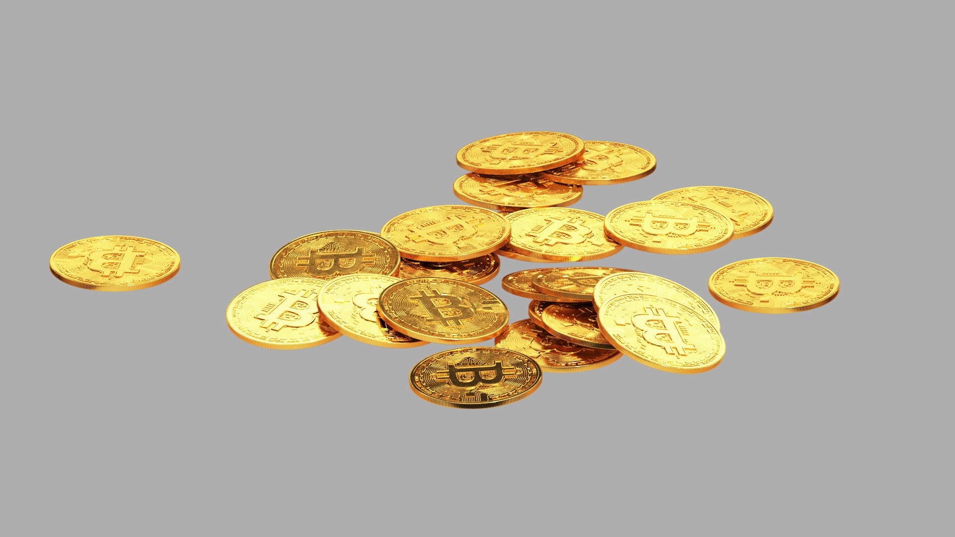 Coin Bitcoin 3D Model - TurboSquid 1705107