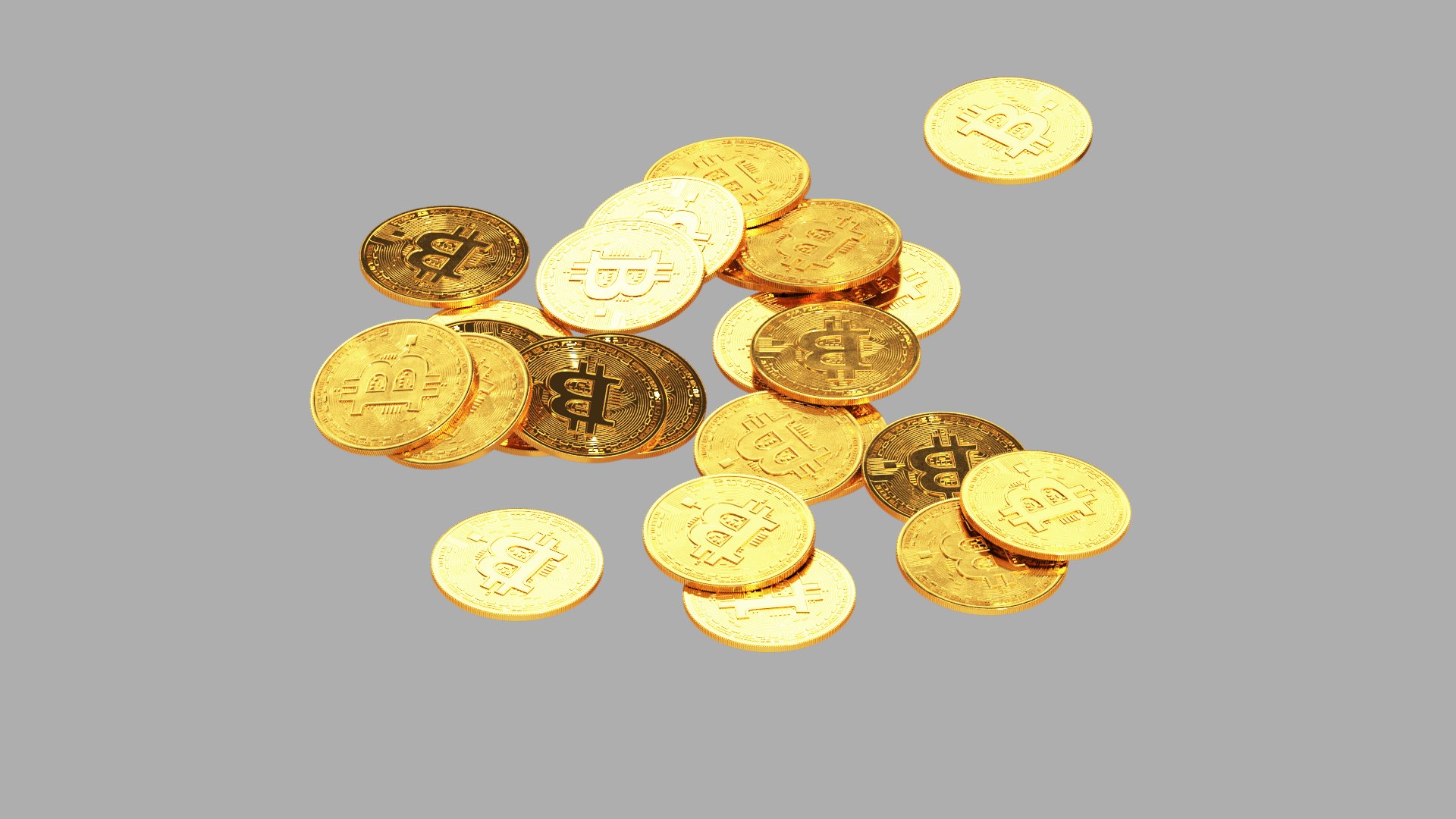 Coin Bitcoin 3D Model - TurboSquid 1705107