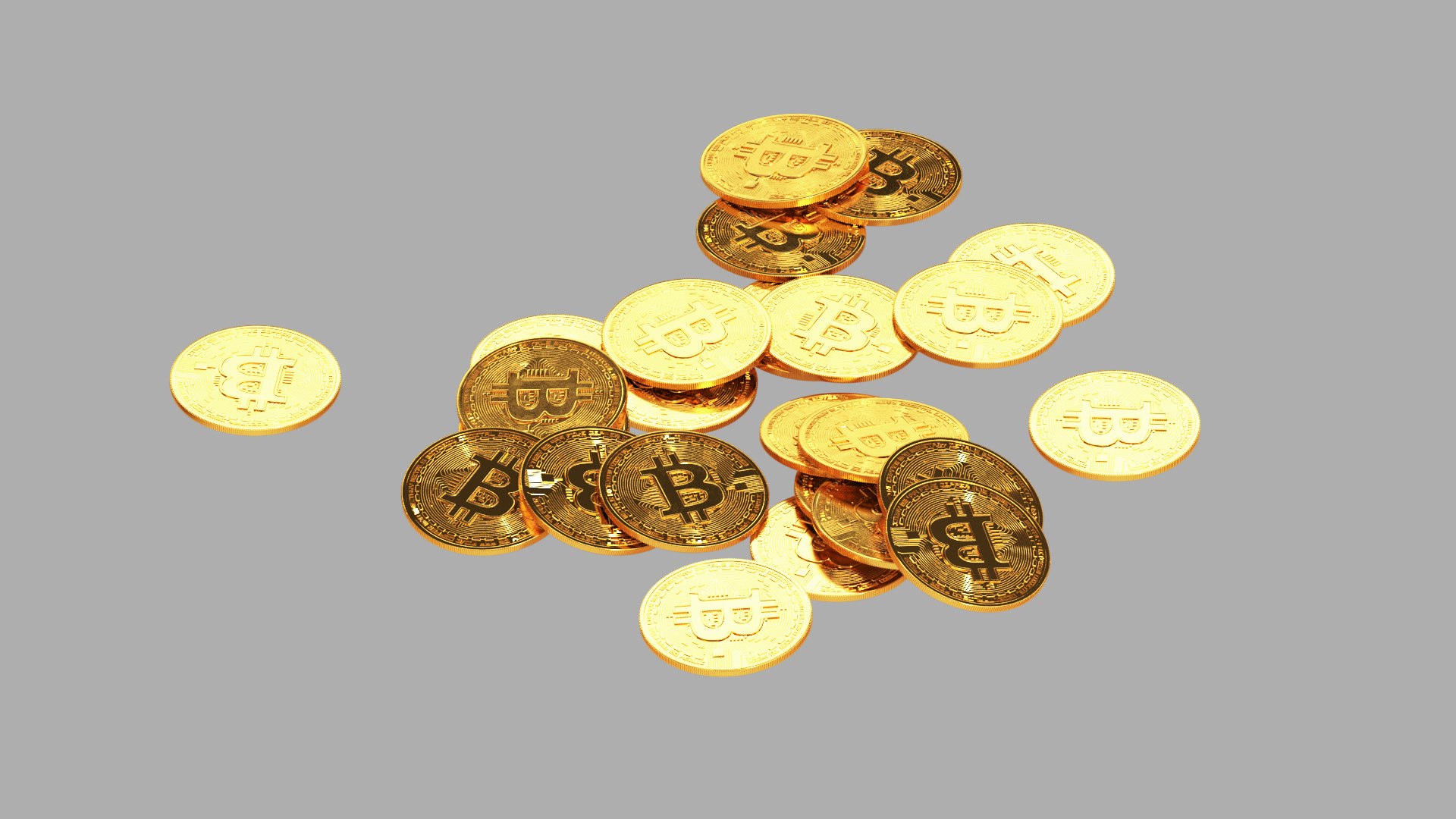 Coin Bitcoin 3D Model - TurboSquid 1705107