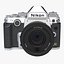 photoreal dslr nikon df 3d obj