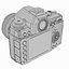 photoreal dslr nikon df 3d obj