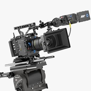 ARRI ALEXA 35 - with Production Set Accessories and OConnor 2560 Tripod systems model