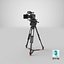 ARRI ALEXA 35 - with Production Set Accessories and OConnor 2560 Tripod systems model