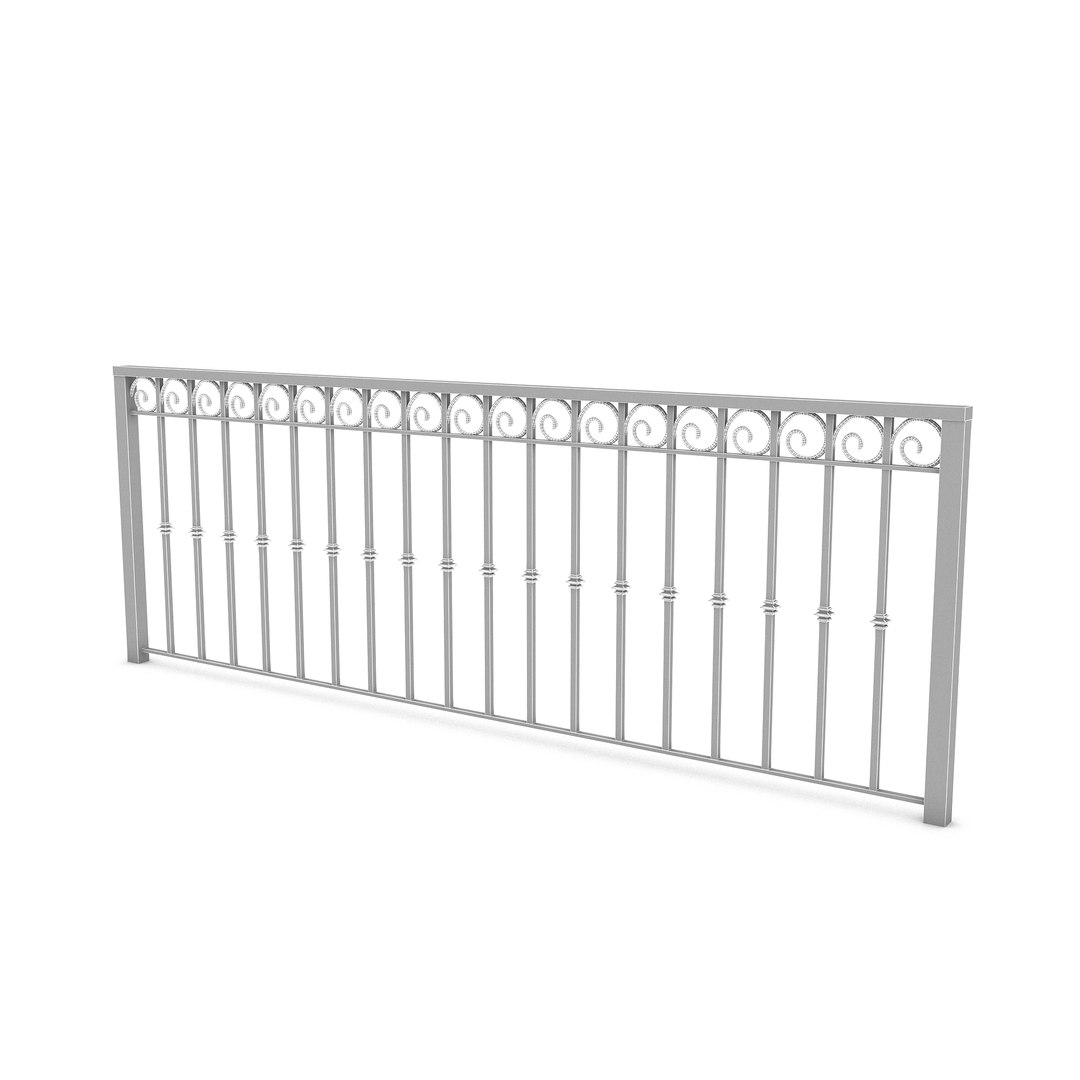 3D modern railing 07 - TurboSquid 1861269