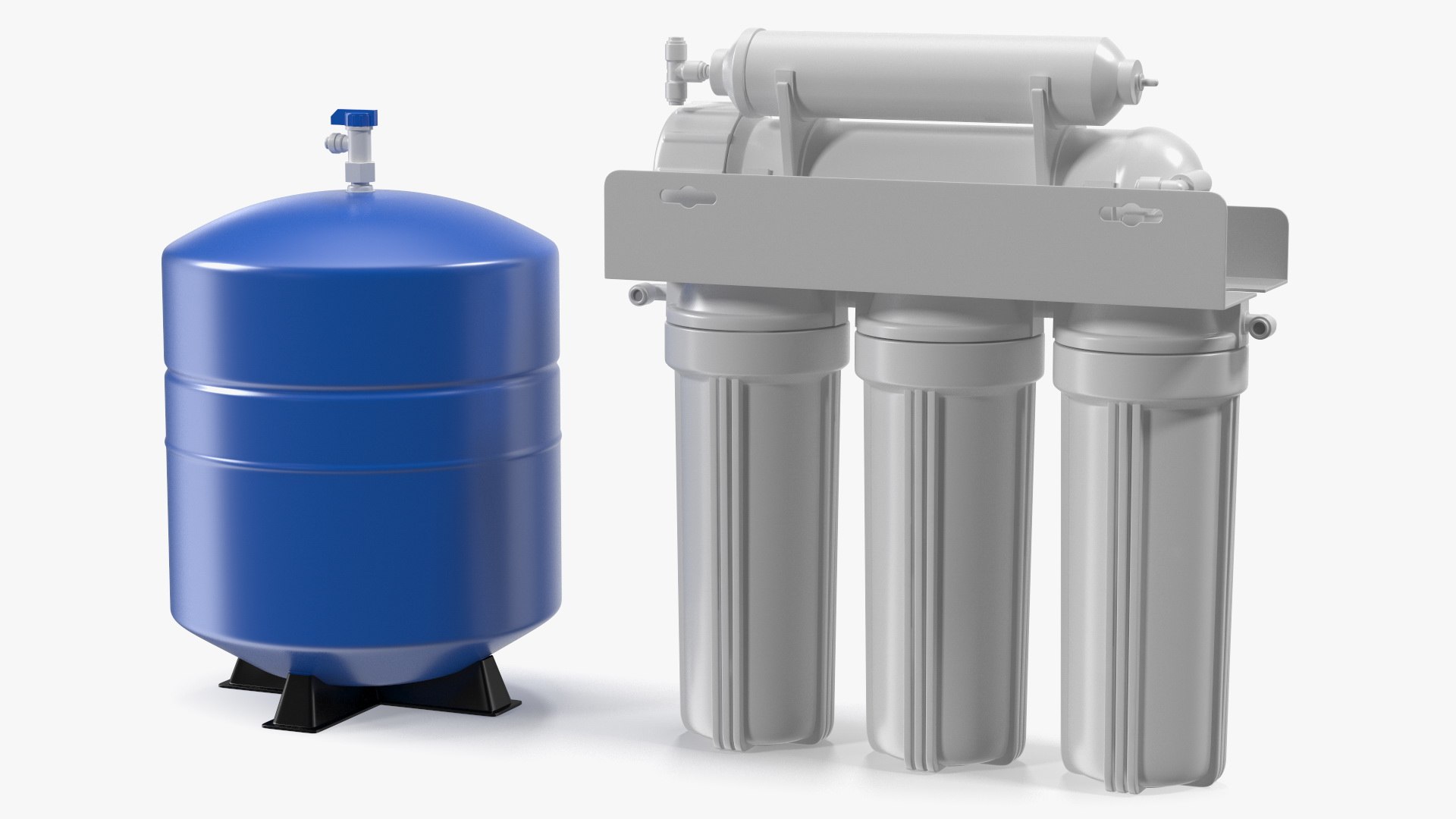 3D model Reverse Osmosis Drinking Water Filtration System TurboSquid