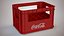 3D plastic coke crate 24x model