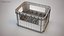 3D plastic coke crate 24x model