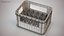 3D plastic coke crate 24x model