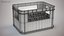 3D plastic coke crate 24x model